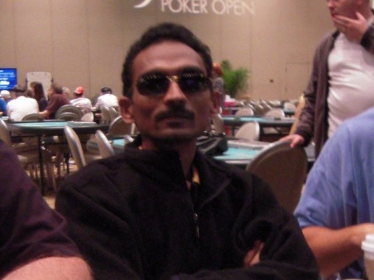 Bosu Babu Avunoori at the Borgata Poker Open