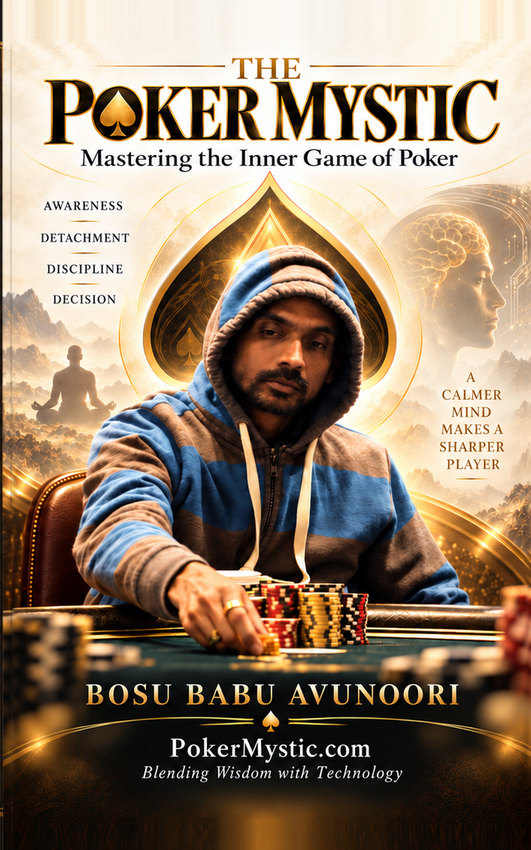The Poker Mystic: Mastering the Inner Game of Poker, official published book cover